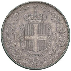 Savoy - Regno d'Italia. Umberto I (1878-1900). 5 Lire 1878...