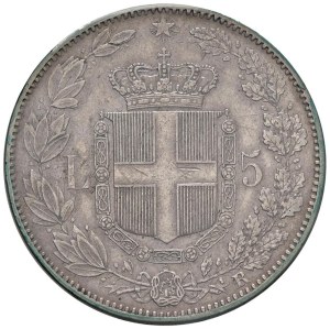 Savoy - Kingdom of Italy. Umberto I (1878-1900). 5 Lire 1878...