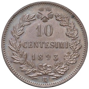 Savoy - Kingdom of Italy. Umberto I (1878-1900). 10 Centesim...