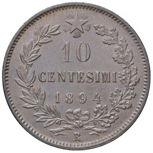 Savoy - Kingdom of Italy. Umberto I (1878-1900). 10 Centesim...
