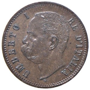 Savoy - Kingdom of Italy. Umberto I (1878-1900). 2 cents...