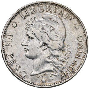 World Coins - Argentina. Argentine Republic (from 1816). 1 Peso...