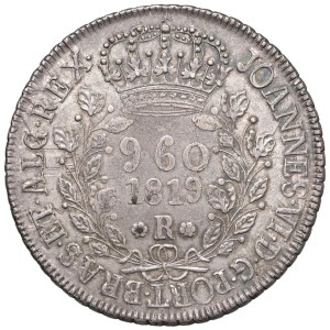 World Coins - Brasile. Joao VI (1816-1822). 960 Reis 1819 Rio. A...