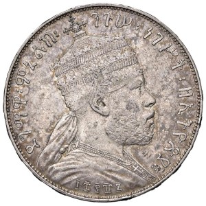 World Coins - Etiopia. Menelik II (1889-1931). Birr 1889 A. AG (...