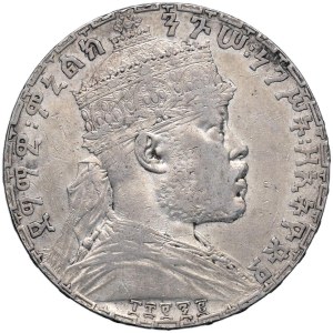 World Coins - Etiopia. Menelik II (1889-1931). Birr 1892. AG (g ...