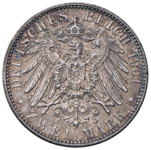 World Coins - Germany. Wilhelm II, 1888-1918. 2 Marks 1901. ...