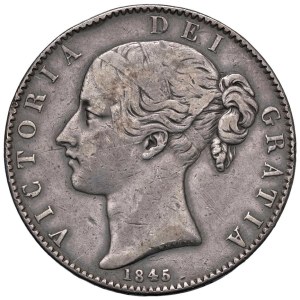 World Coins - Great Britain.Victory (1837-1901) - Crown 1845 A...