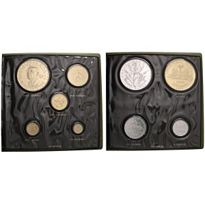World Coins - Serie Haiti 1967 Set coin FAC-SIMILES in box/album...