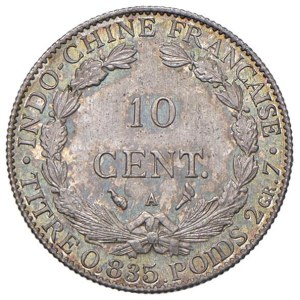 World Coins - Indocina Francese. III Repubblica (1870-1940). 10 ...