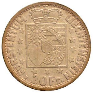 World Coins - Liechtenstein. Franz Joseph II (1938-1989). 20 Fra...