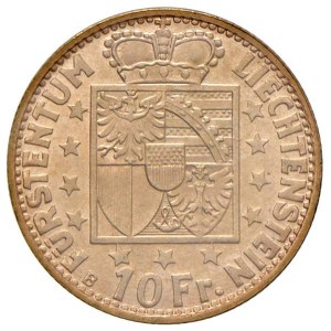 World Coins - Liechtenstein. Franz Joseph II (1938-1989). 10 Fra...