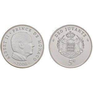 World Coins - Monaco. 5 euro commemorativo 2008 Principe Alberto...