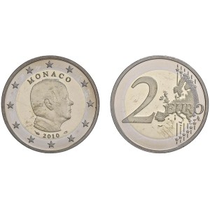 World Coins - Monaco. 2 euro 2010 Princie Alberto in box ufficci...
