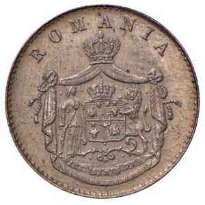 World Coins - Romania. Carlo I (1866-1914). 1 Banu 1867 H. CU (g...