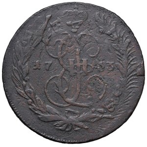 World Coins - Russia. Caterina II (1762-1796). 10 Kopeks 1763 ri...