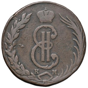 World Coins - Russia. Siberia. Caterina II (1762-1796). 10 Kopek...