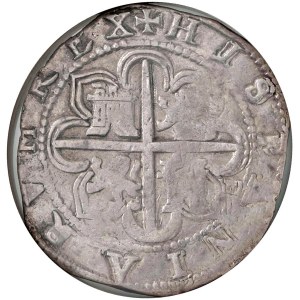 World Coins - Spagna. Filippo II (1556-1598). 8 Reales Siviglia ...