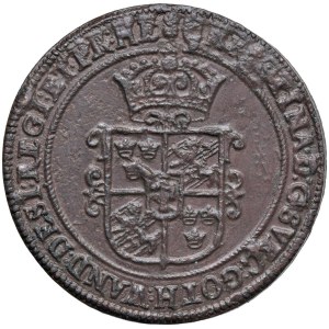 World Coins - Svezia. Kristina I (1632-1654). 1 öre 1639. Cu gr...