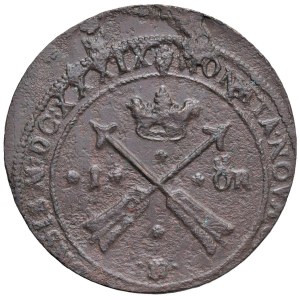 World Coins - Svezia. Kristina I (1632-1654). 1 öre 1639. Cu gr...