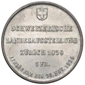 World Coins - SVIZZERA. Conferderazione Elvetica (dal 1848). 5 F...