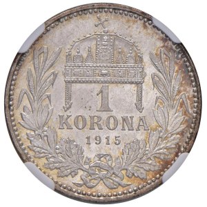 World Coins - Ungheria. Franz Josef I (1848-1916). 1 Corona 1915...