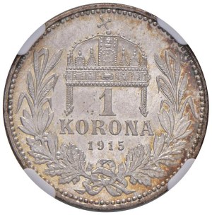 World Coins - Hungary. Franz Josef I (1848-1916). 1 Crown 1915...