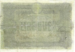 Italian Banknotes - Banco di Napoli. 2 lire Decree 01/05/1867 interes...