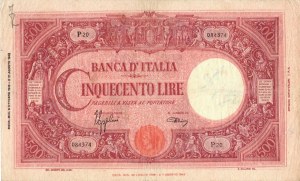Italian Banknotes - BANK of ITALY - Victor Emmanuel III (1900-1943)...