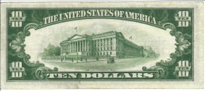 Italian Banknotes - American Occupation in Sicily. 10 Dollars 1934 ...
