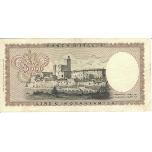 Italian Banknotes - Repubblica Italiana. 50000 Lire Leonardo da Vinci....