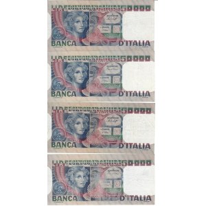 Italian Banknotes - Repubblica Italiana. 50000 Lire Volto di donna. Lo...