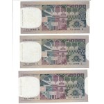 Italian Banknotes - Repubblica Italiana. 50000 Lire Volto di donna. Lo...
