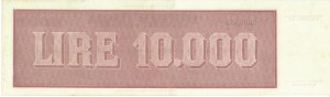 Italian Banknotes - Italian Republic. 10000 Lire Provisional Title...