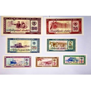 Foreign Banknotes - Albania - Banka e Shtetit Shqiptar. Serie 1,3,5,10...