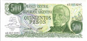 Foreign Banknotes - Argentina - Banco Central de la Republica argentin...