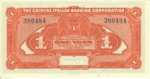 Foreign Banknotes - China - Italian Concession in China - Tien-Sin (19...