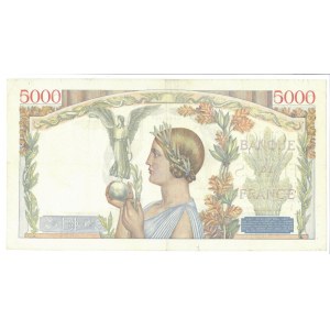 Foreign Banknotes - Francia - Banque de France, 5000 Francs, 28/09/193...
