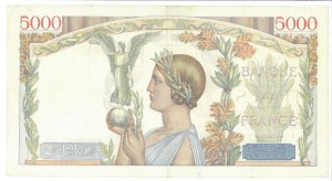 Foreign Banknotes - France - Banque de France, 5000 Francs, 28/09/193...