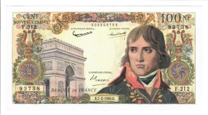 Foreign Banknotes - France - Banque de France 100 Nouveaux Francs 07/...