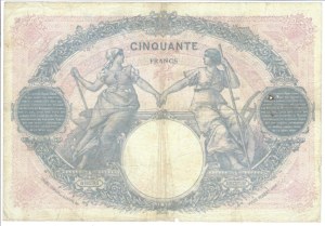 Foreign Banknotes - France - Banque de France, 50 Francs 05/03/1925. ...