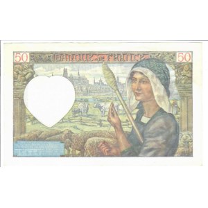 Foreign Banknotes - Francia - Banque de France, 50 Francs 24/04/1941. ...