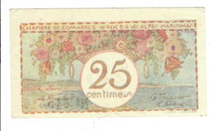 Foreign Banknotes - France - Chambres de Commerce de Nice et des Alpe...