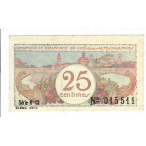 Foreign Banknotes - Francia - Chambres de Commerce de Nice et des Alpe...