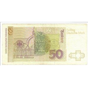 Foreign Banknotes - Germany - Federal Republic, 50 Mark 02/01/1996. P...