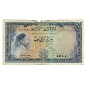 Foreign Banknotes - Libia - Bank of Libya, 1 Pound 01/01/1952. Pick 16...