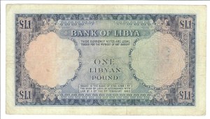 Foreign Banknotes - Libya - Bank of Libya, 1 Pound 1963. Pick 30....