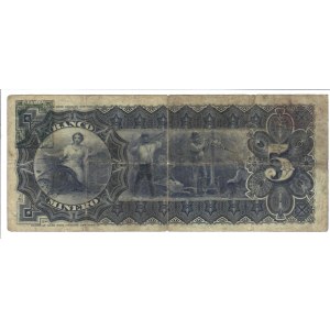 Foreign Banknotes - Messico - 5 Pesos El Banco Minero, 1911...