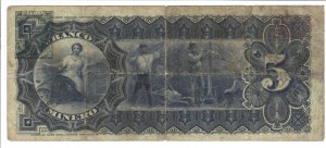Foreign Banknotes - Mexico - 5 Pesos El Banco Minero, 1911...