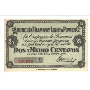 Foreign Banknotes - Paraguay - Asuncion Tramway Light &amp; Power Co.....