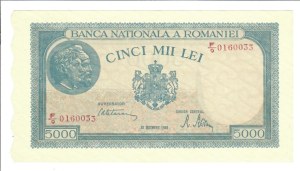Foreign Banknotes - Romania - Banca Nationala a Romaniei 5000 Lei. 20/...